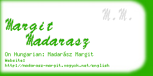 margit madarasz business card